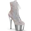 Pleaser - ADORE1020CHRS Bottes de plateforme - Couleur argent Product image